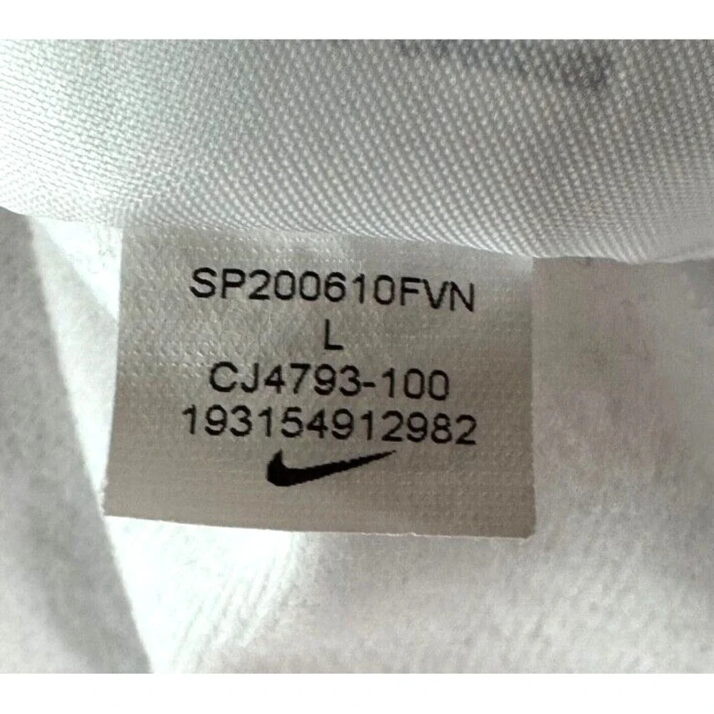 Nike Sportswear Swoosh Just Do It Script Size‎ L Crewneck Sweatshirt CJ4793-100